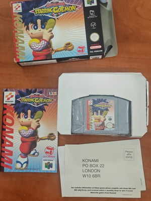 Nintendo 64 Mystical Ninja Starring Goemon like new PAL edition