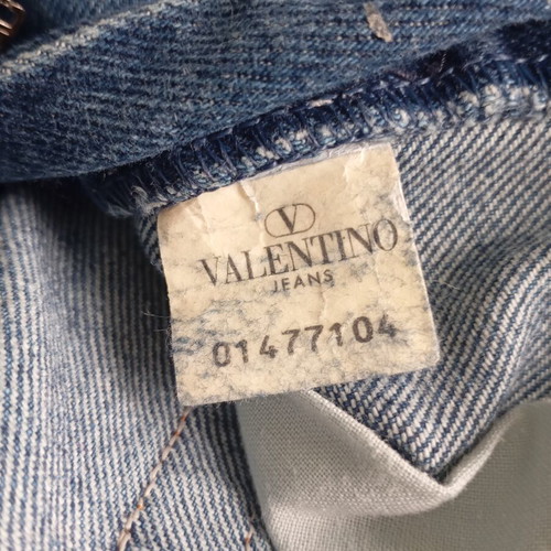 Valentino Garavani women's straight-leg jeans size 38, blue
