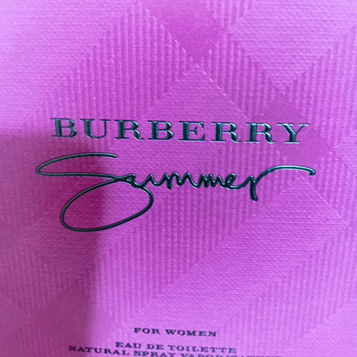 Burberry Summer Eau de Toilette 50ml like new