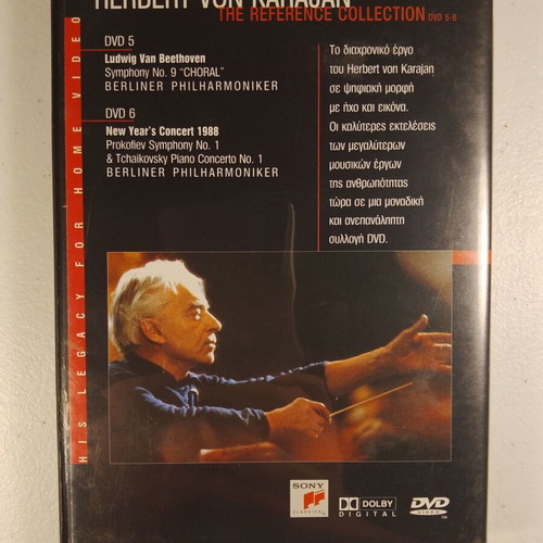 Herbert Von Karajan The Reference Collection 6 DVD set like new, classical