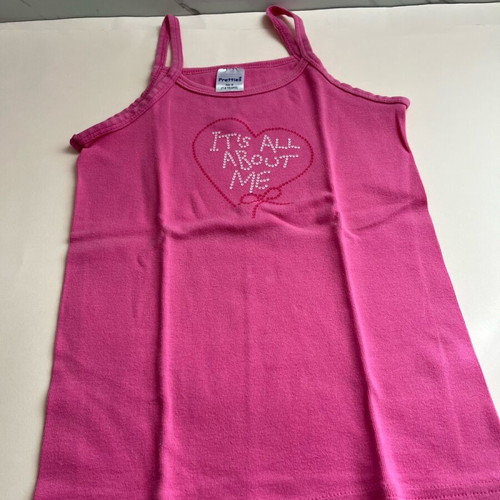 Set of three pink and white T-shirts for girls 7-8 years like new