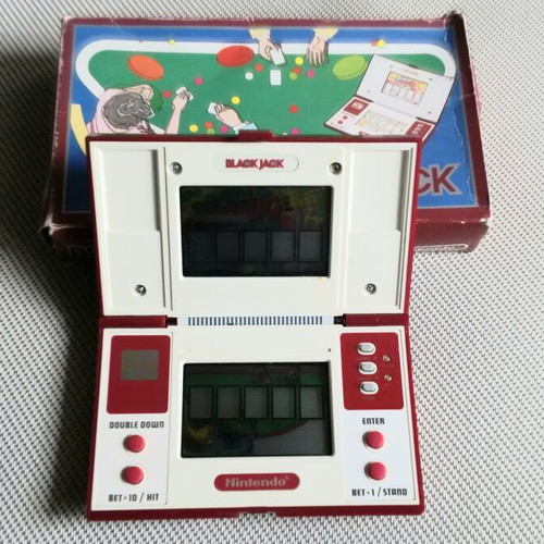 Nintendo Retro Electronic Game Black Jack like new