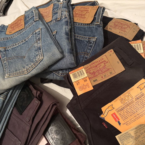 Levi's 501 vintage jeans made in USA, new