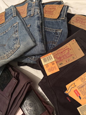 Levi's 501 vintage jeans made in USA, new
