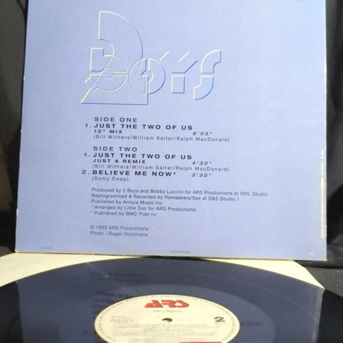 Two Boys Just the Two of Us vinyl record used