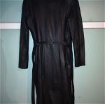 Γυναικείο δερμάτινο παλτό - μακρύ XL (Women's Leather coat- long, size XL)