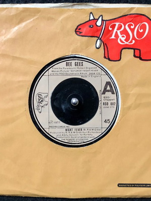 Bee Gees Night Fever βινύλιο 7", 45 RPM, single μεταχειρισμένο, pop