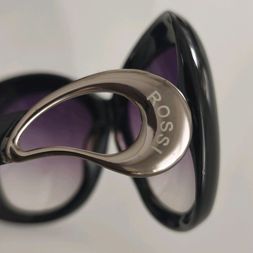 Rossi Oversized women's sunglasses like new with purple gradient lenses