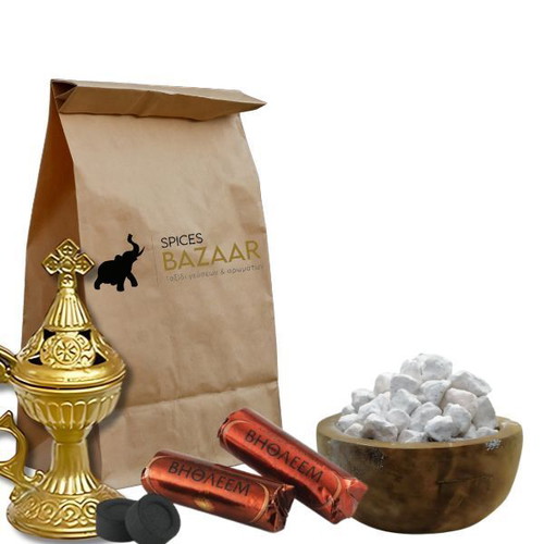 Spices Bazaar set 50g muskwood with random incense aroma and charcoal new