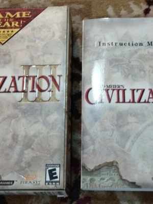 Sid Meiers Civilization III PC Cd-Rom Big Box used without cd