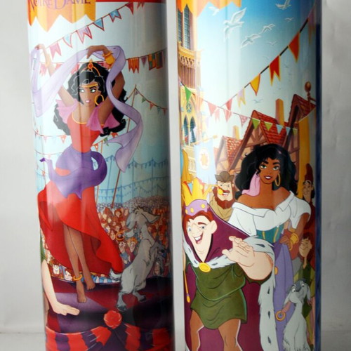 Vintage 90's Hunchback of Notre Dame metal coin bank 47cm new