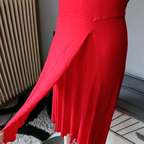 Midi dress red new, size Medium, Elxis