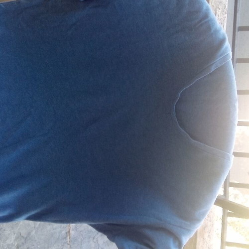 Men's blue tank top, size large