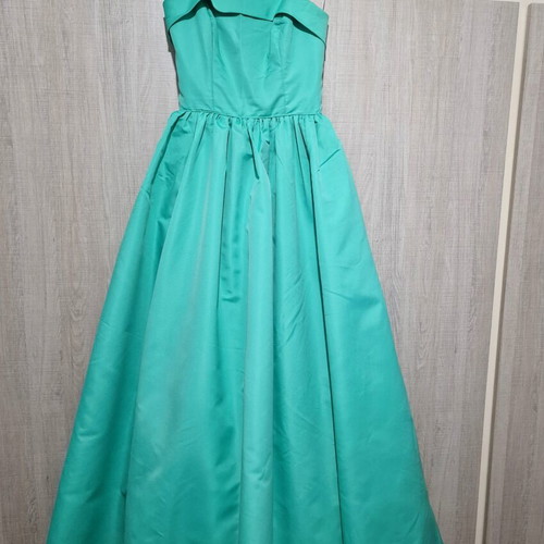 Peter Ellis England Victorian Bardot Evening Gown Dress with Blazer size S like new
