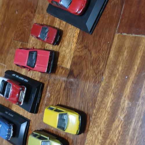 Diecast model cars used, Fiat Citroën Honda Zastava Renault 1:43 set