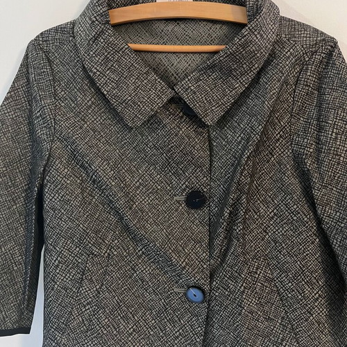 Laurèl vintage women's jacket with geometric pattern