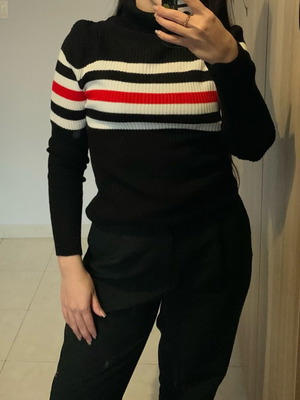 Thin blouse used, size S, black