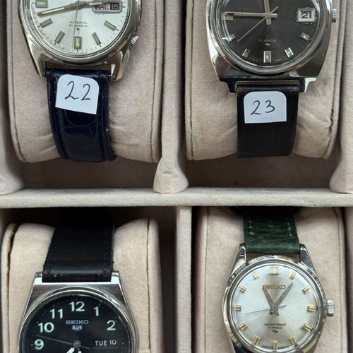 Seiko 5 watch collection like new, men's