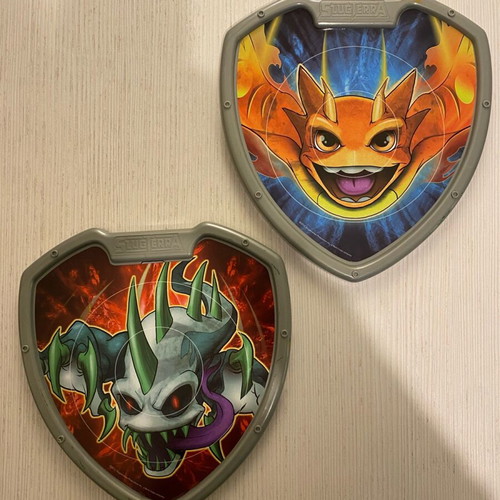 Slugterra Blaster set used with visible wear
