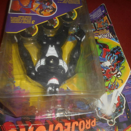 Spiderman Venom figure 1994 Toy-Biz used, original packaging