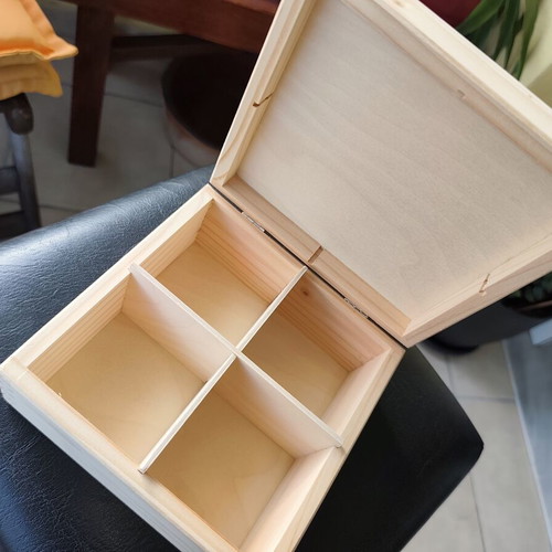 Wooden Organization Box with Saint Paisios Engraving new
