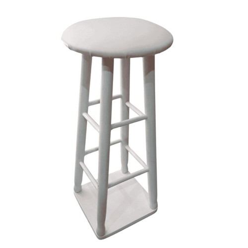 White wooden stool used 80x31