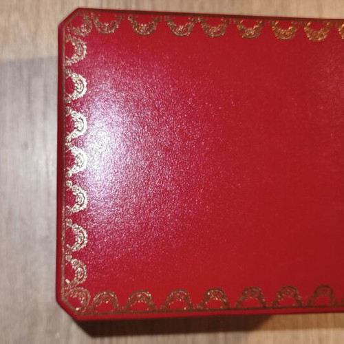 Vintage Cartier watch case used, box only