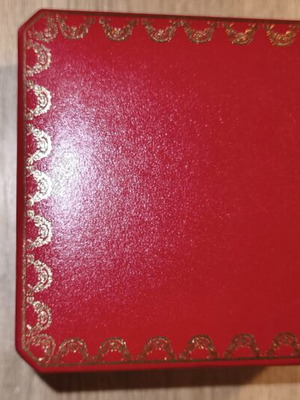 Vintage Cartier watch case used, box only