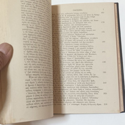 Homer's Odyssey Volumes A & B used, translation by Iak. Polylas 1912