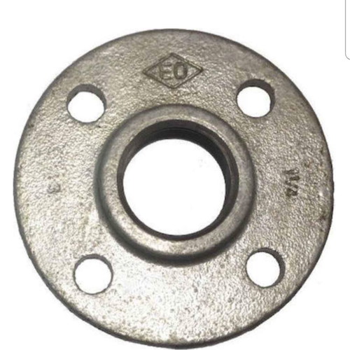 Galvanized heavy-duty metal flanges new with threading
