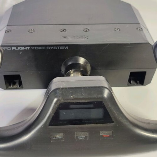 Saitek Pro Flight Yoke System used, flight simulation system for PC