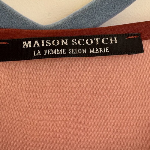 Maison Scotch Pink Modal Blouse Top Size M Like New
