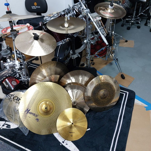 Meinl Marathon Ride 20" cymbal like new with Turkey Splash 12" and drumsticks