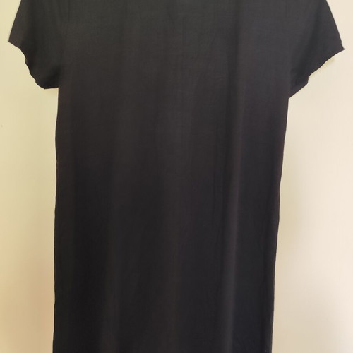 Bershka black mini dress medium used, soft suede-like fabric