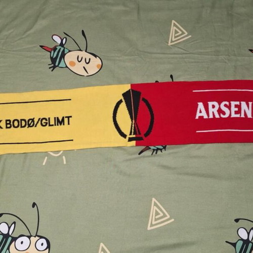 UEFA Europa League 2022/2023 Arsenal vs Bodø/Glimt Football Fan Scarf like new