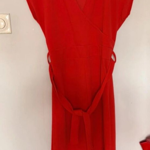 Midi dress new, red, size S