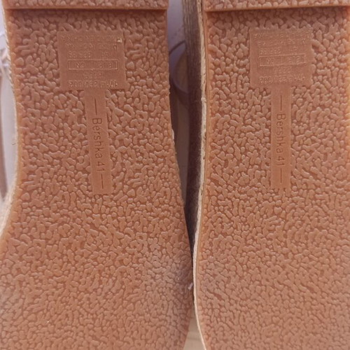 Bershka women's summer platform sandals new size 41 beige