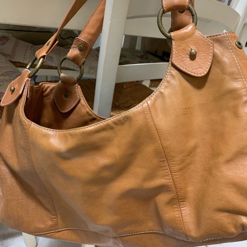 Hype bag used in brown color