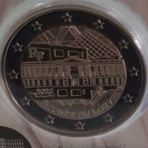 2 Euro France 2025 Louvre coin new