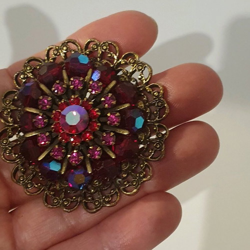 Weiss vintage 50s brooch used, authentic