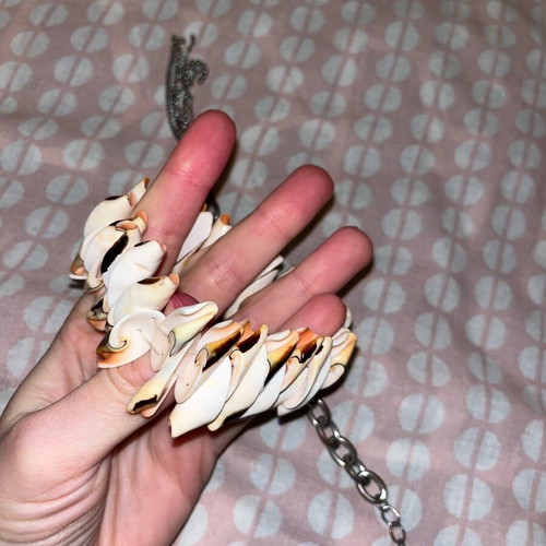 Zara bracelets 2 together in pack used, white and gray