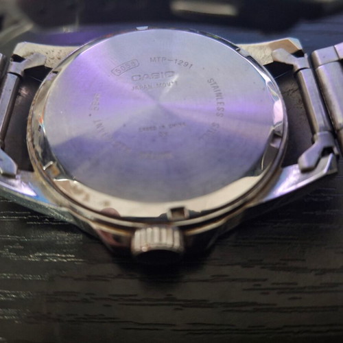 Casio Collection Classic MTP-1291D-1A1VEF men's watch like new, silver