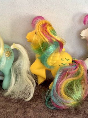 My Little Pony vintage φιγούρες πόνυ, σετ 5