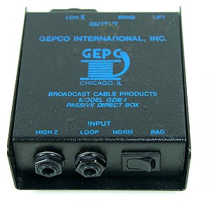 Gepco International Passing Direct Box (D.I.)