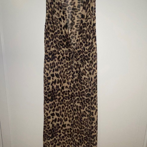 Maxi leopard airy kimono for the beach