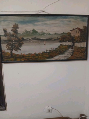 Antique frame from 1912 like new, 1 meter by 50 cm