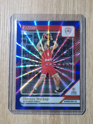 Κάρτα Panini Donruss Euroleague Thomas Walkup 10/49 καινούργιο