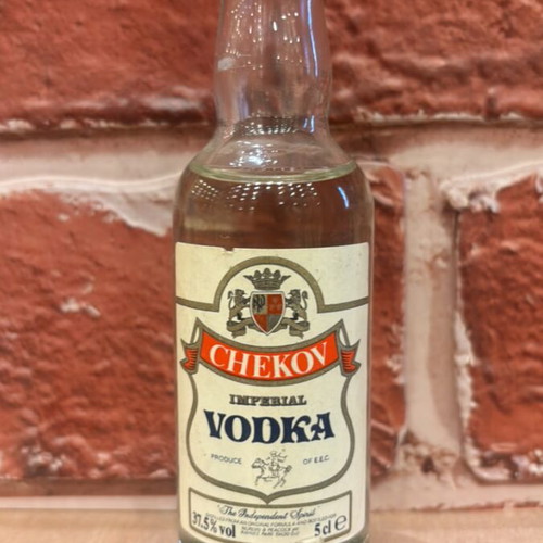 Chekov Vodka miniature 50ml like new