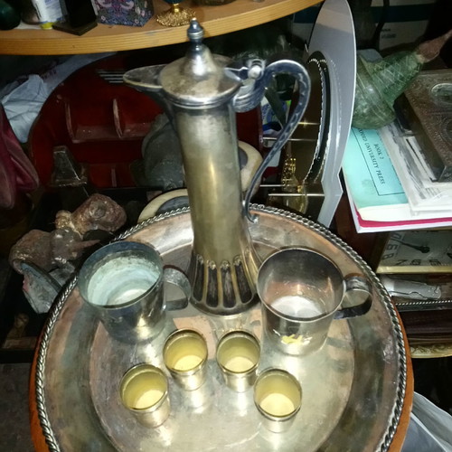 Vermouth set used with VMF 0/1 jug and glasses