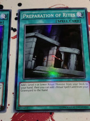 Preparation of Rites Yu-Gi-Oh! Playset Super Rare